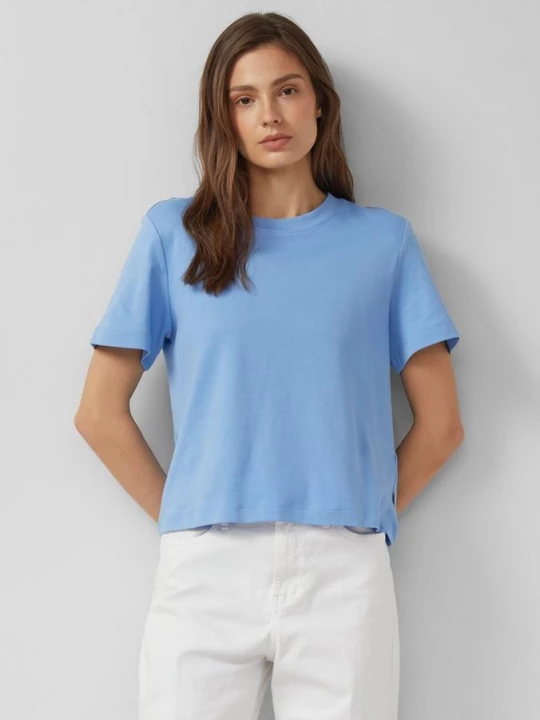Foto van product Korter T-shirt van interlock-jersey s.Oliver blauw