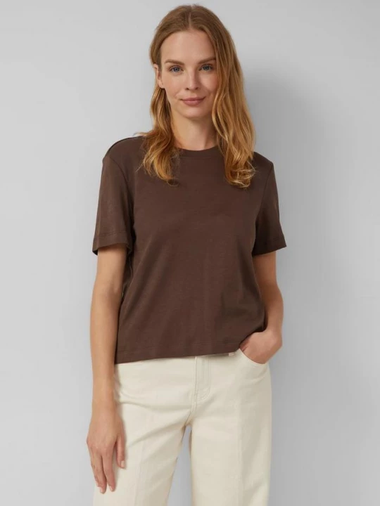 Foto van product Korter T-shirt van interlock-jersey s.Oliver bruin