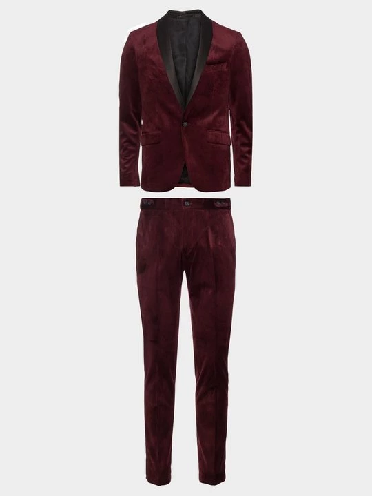 Foto van product Kostuum lindbergh bordeauxrood