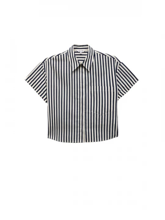 Foto van product Koton Blouse donkerblauw / wit
