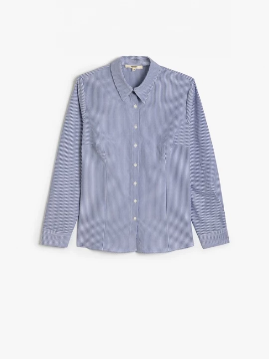 Foto van product Koton Blouse navy / wit