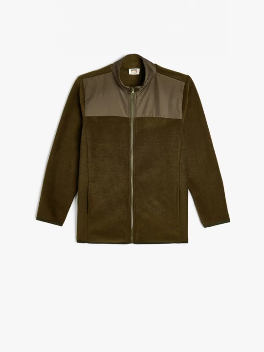 Foto van product Koton Fleece jas donkergroen