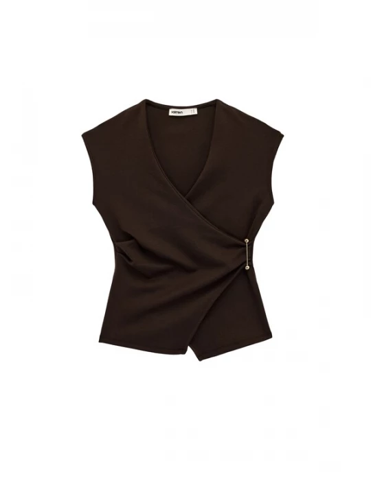 Foto van product Koton Gebreide top bruin