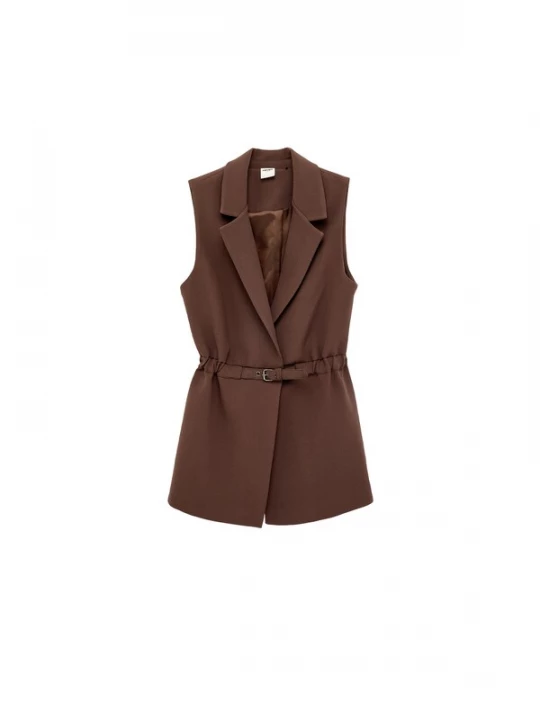 Foto van product Koton Gilet chocoladebruin