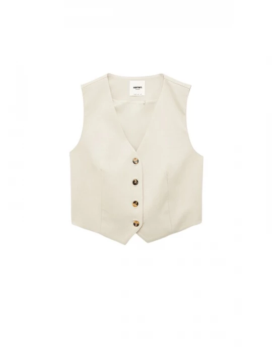 Foto van product Koton Gilet crème
