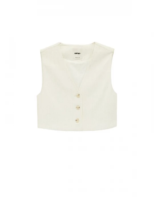 Foto van product Koton Gilet lichtbeige
