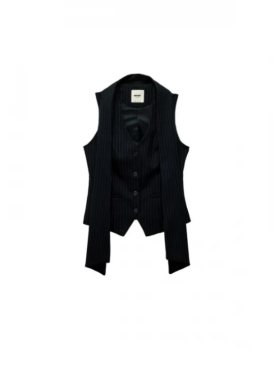Foto van product Koton Gilet nachtblauw / offwhite