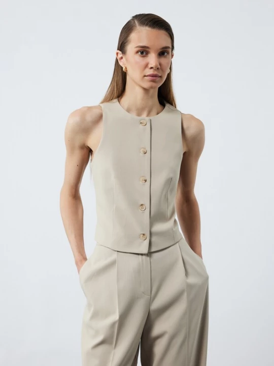 Foto van product Koton Gilet taupe