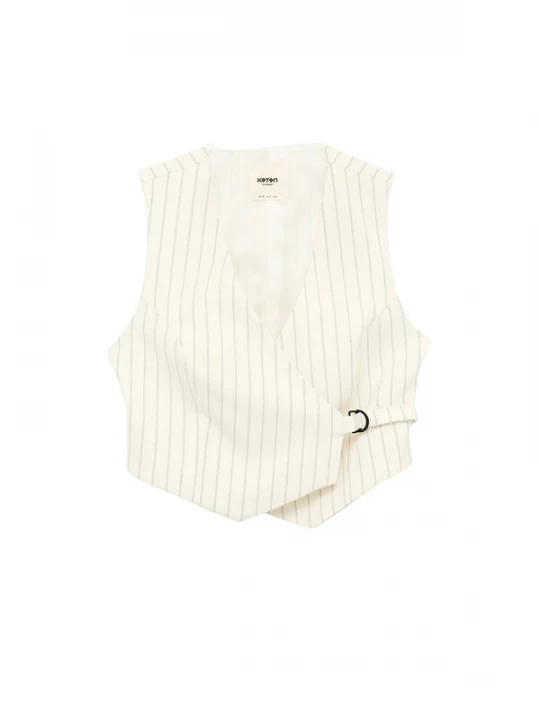 Foto van product Koton Gilet zwart / wolwit