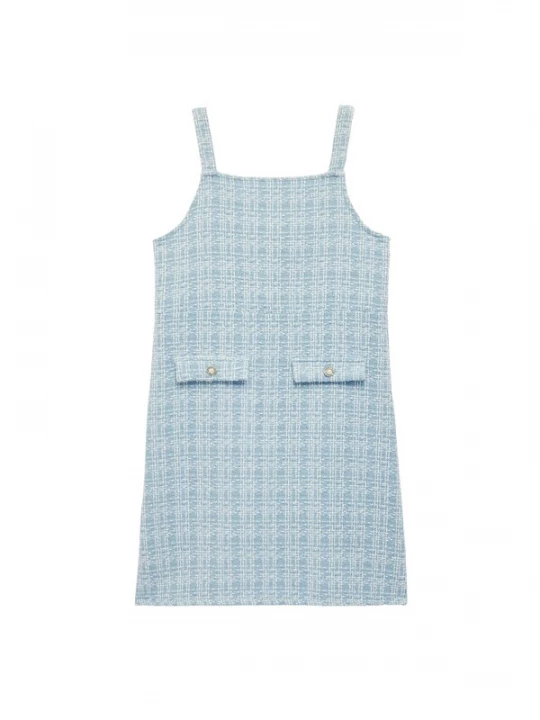 Foto van product Koton Jurk lichtblauw / wit