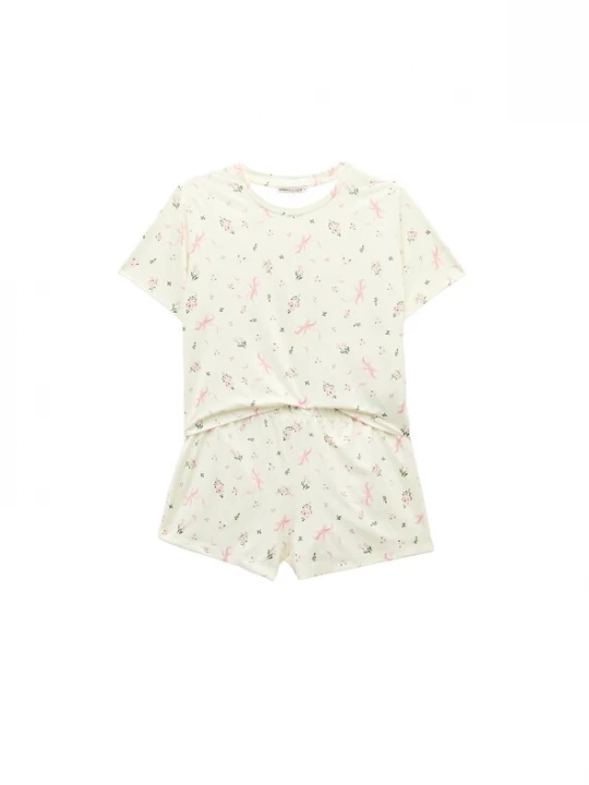 Foto van product Koton Korte pyjama groen / pink / wit