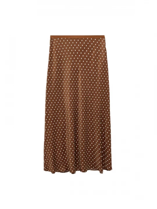 Foto van product Koton Rok chocoladebruin / wit