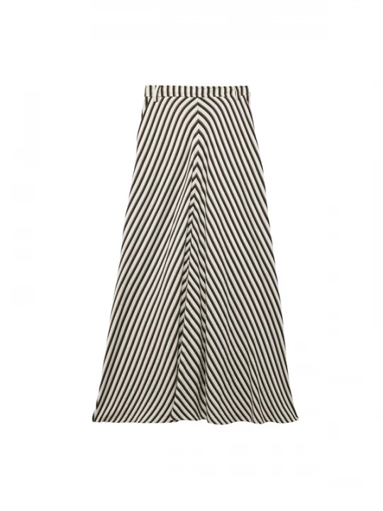 Foto van product Koton Rok donkerbruin / natuurwit