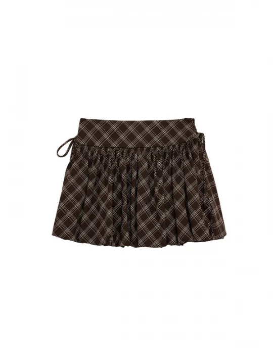 Foto van product Koton Rok donkerbruin / wit