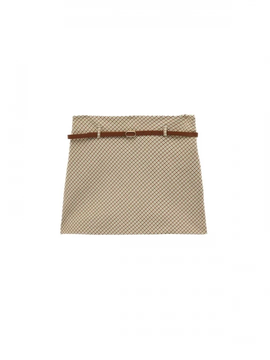 Foto van product Koton Rok lichtbeige / bruin / pastelgroen