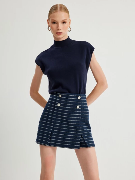Foto van product Koton Rok navy / wit