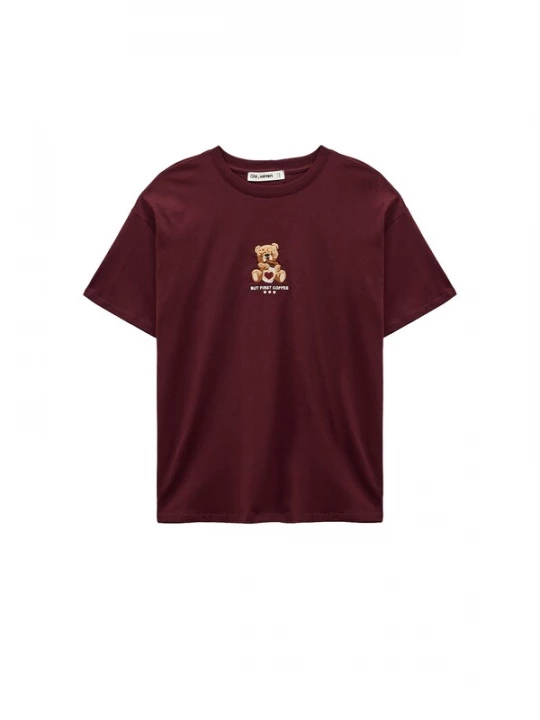 Foto van product Koton Shirt beige / bruin / bordeaux