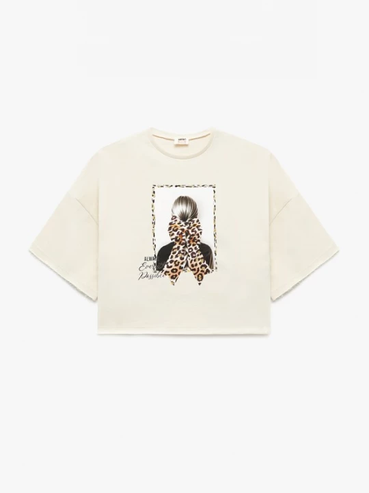 Foto van product Koton Shirt beige / bruin / zwart