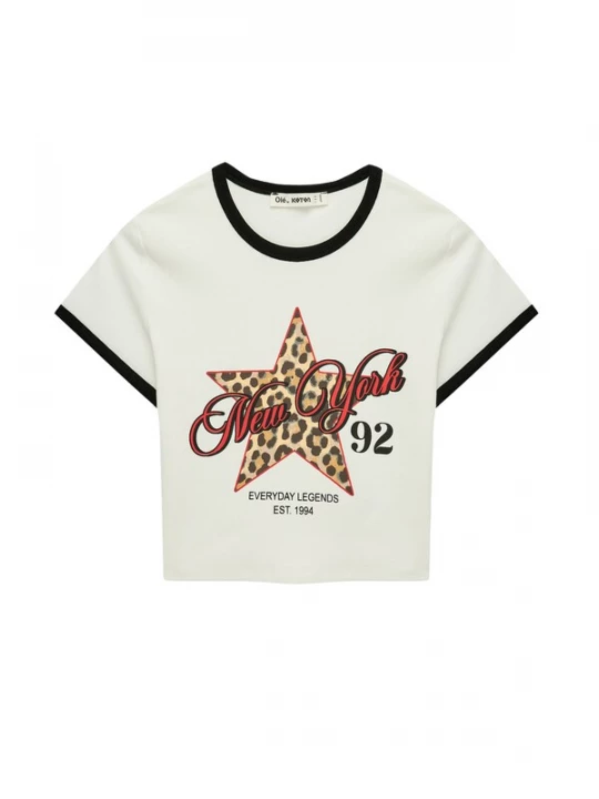 Foto van product Koton Shirt beige / ecru / duifblauw / rood