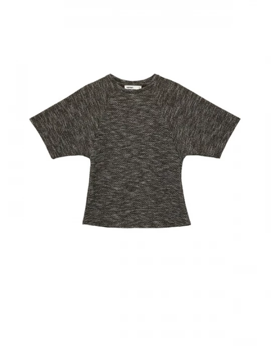 Foto van product Koton Shirt bruin gemêleerd / zwart