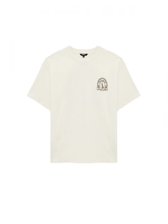 Foto van product Koton Shirt bruin / offwhite