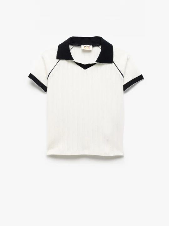 Foto van product Koton Shirt ecru / zwart