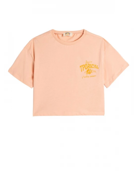 Foto van product Koton Shirt goudgeel / rosé