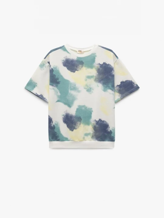 Foto van product Koton Shirt grijs / basaltgrijs / greige / jade groen