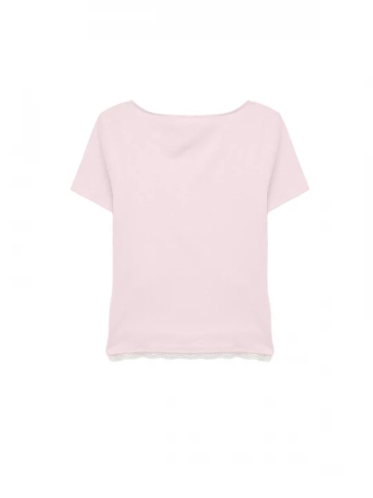 Foto van product Koton Shirt lichtroze / wit