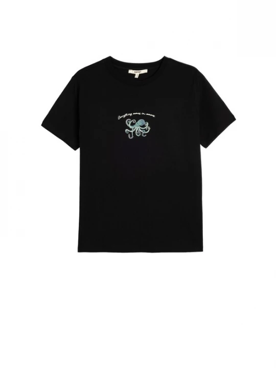 Foto van product Koton Shirt mintgroen / lila / zwart / wit