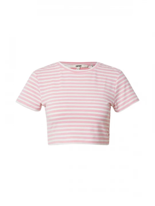 Foto van product Koton Shirt oudroze / wit