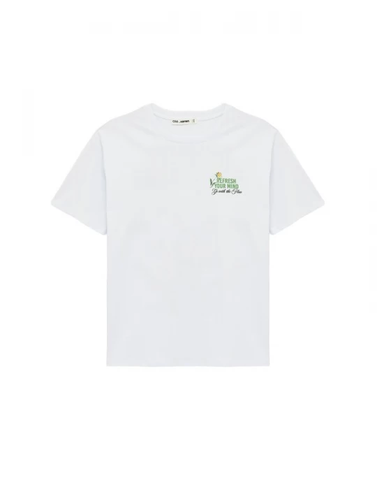Foto van product Koton Shirt pastelblauw / curry / groen / wit