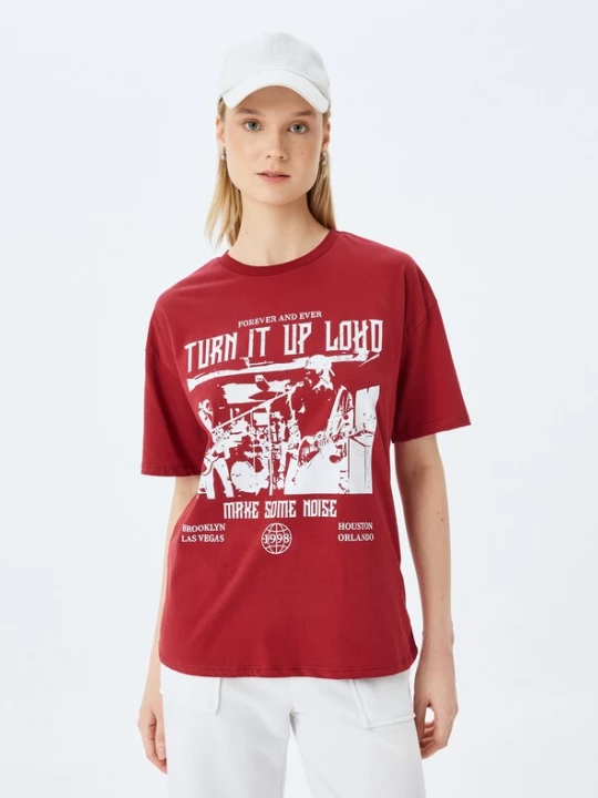 Foto van product Koton Shirt rood / wit