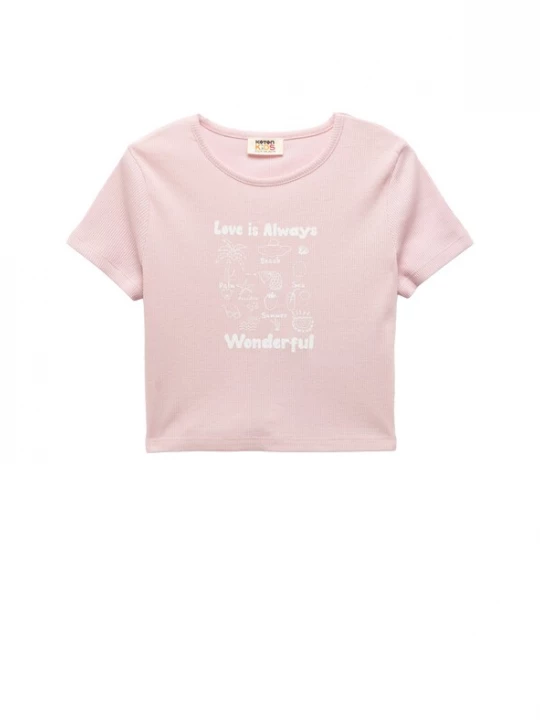 Foto van product Koton Shirt rosa / wit