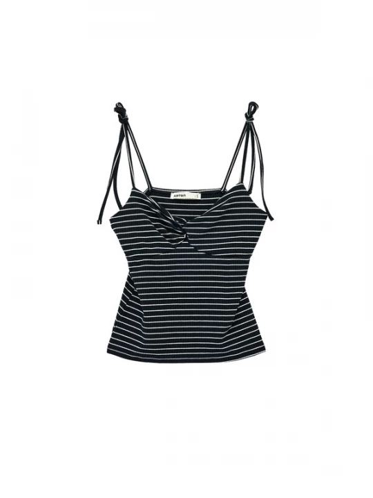 Foto van product Koton Top donkerblauw / wit