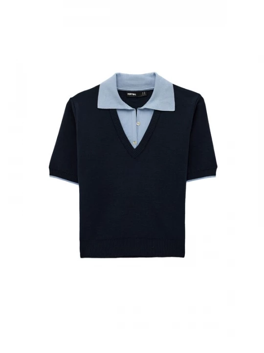 Foto van product Koton Trui navy / lichtblauw
