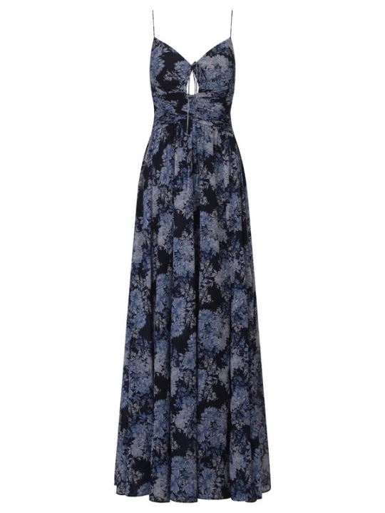 Foto van product Kraimod Avondjurk duifblauw / donkerblauw