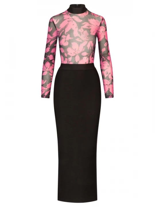 Foto van product Kraimod Avondjurk pink / zwart