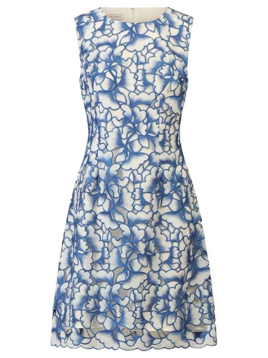 Foto van product Kraimod Cocktailjurk donkerblauw / wit