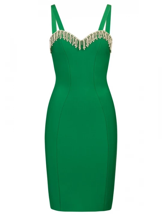 Foto van product Kraimod Cocktailjurk groen / zilver