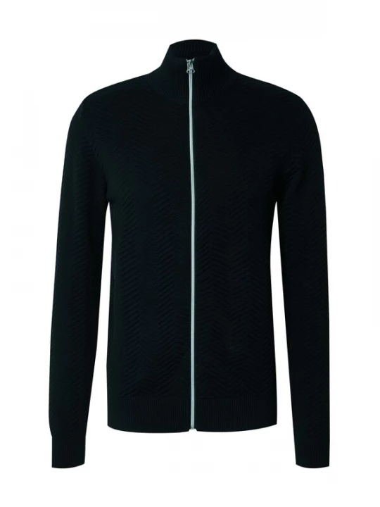 Foto van product Kronstadt Gebreid vest 'Carlo' zwart