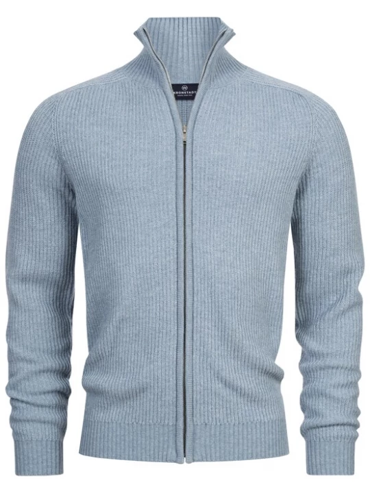 Foto van product Kronstadt Gebreid vest 'Dorsey' blauw