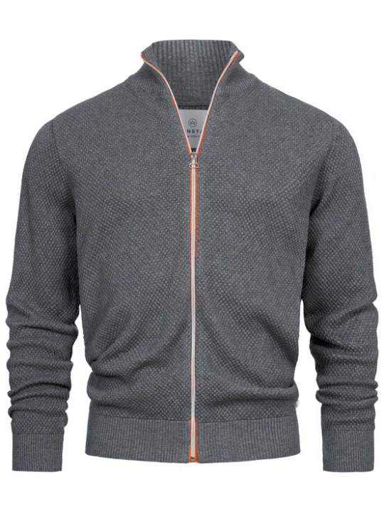 Foto van product Kronstadt Gebreid vest 'Erik' aardetinten
