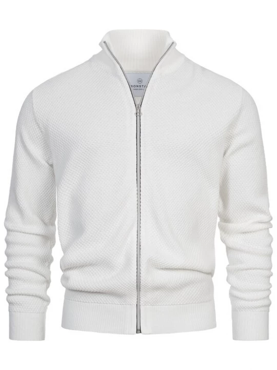 Foto van product Kronstadt Gebreid vest 'Erik' wit