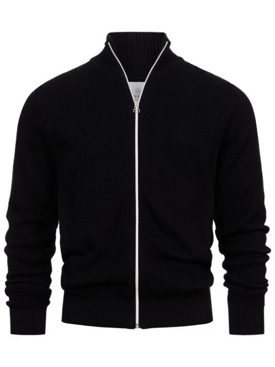 Foto van product Kronstadt Gebreid vest 'Erik' zwart