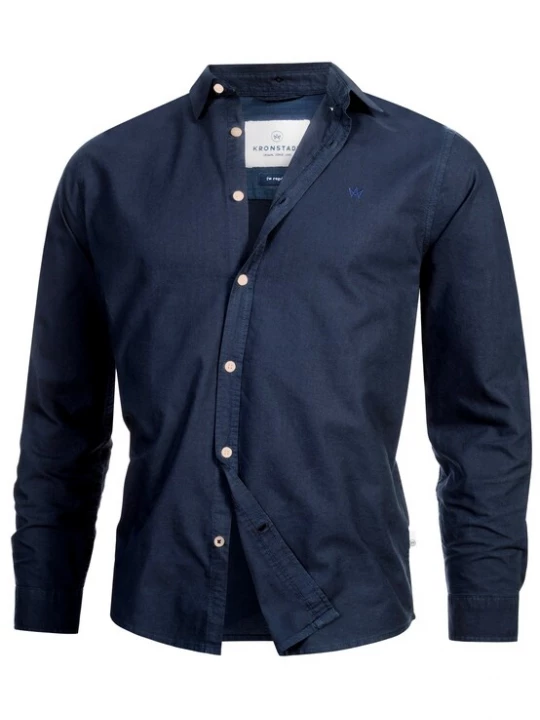 Foto van product Kronstadt Overhemd 'Brad' navy