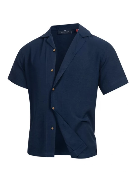 Foto van product Kronstadt Overhemd 'Fawn' navy