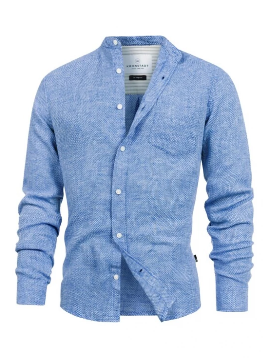 Foto van product Kronstadt Overhemd 'KSGallagher' blauw / wit