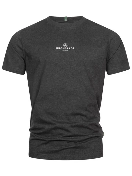 Foto van product Kronstadt Shirt 'Conrad' donkergrijs / wit