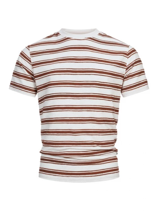 Foto van product Kronstadt Shirt 'Holden' bruin / offwhite